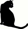 Cat (1) vinyl decal